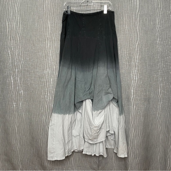 Tie Dye Ombre Bustle Maxi Skirt - Picture 3 of 7